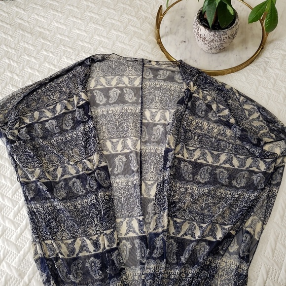 Other - Paisley Short Kimono Cover Up